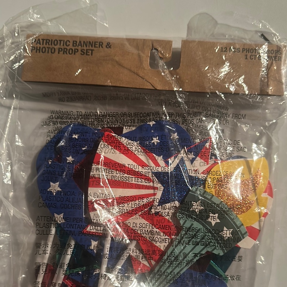July 4th Red and Blue Cake Toppers for Patriotic Parties